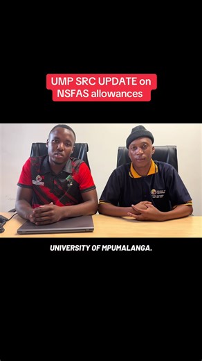 UMP SRC Update on NSFAS Allowances: Important News for Students