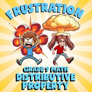 Distributive Property FRUSTRATION Math Game - No Prep Grade 9 Review