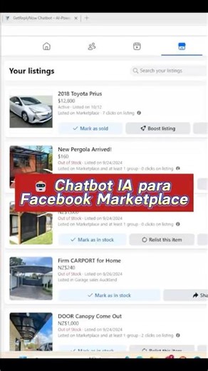 🤖 Chatbot IA para Facebook Marketplace