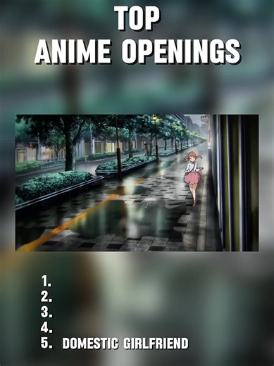 My Top Anime Openings 🦖✨ #romanceanime #animerecommendations #neo #top #animedit