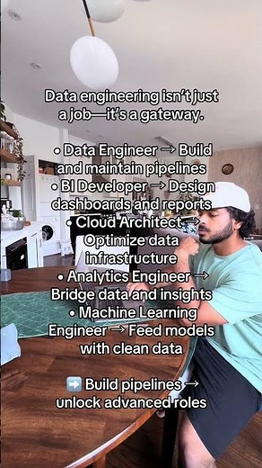 Data engineering is a gateway role