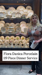 5.4K views · 12K reactions | This 119-piece Flora Danica service...