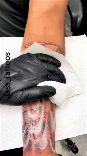 Bebebapa Arm Tattoo Art with Map Design