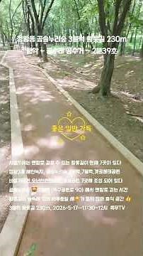 정왕동 곰솔누리숲 3블럭 황톳길 230m #어싱