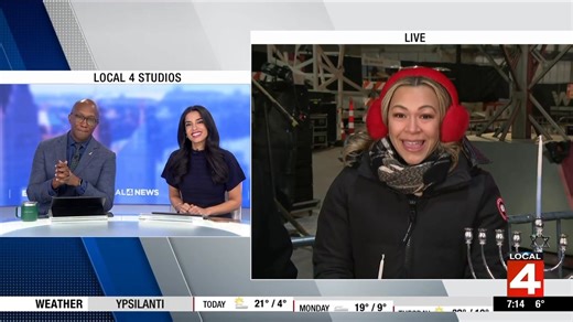 When it's single digits outside, Rabbi Shemtov don't play! Check out Menorah in the D tonight at Campus Martius 🕎 WDIV Local 4 / ClickOnDetroit | Priya Mann