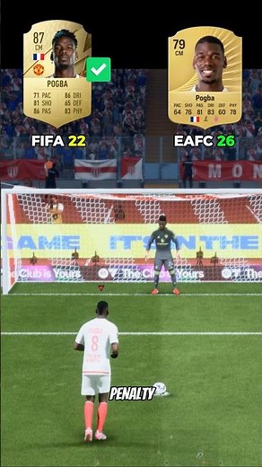 Paul Pogba FIFA 22 vs FC 26 | Set Piece Evolution 💥