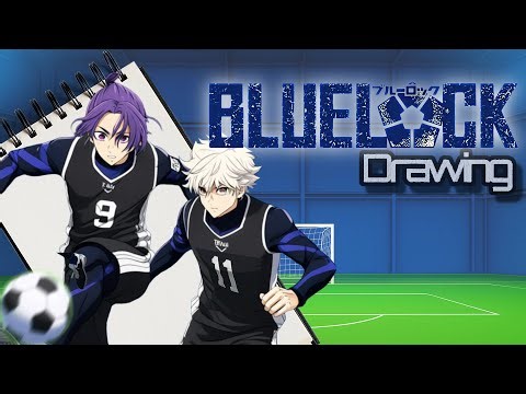Blue lock drawing ⚽️