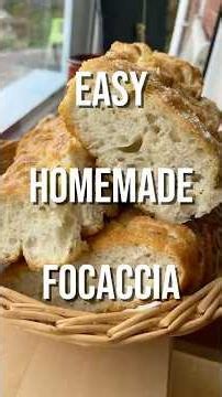 Easy Homemade Focaccia!
