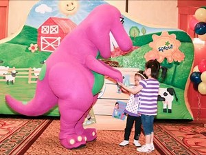 Barney, The Purple Dinosaur Meet & Greet At Sprout (HD-1080P)