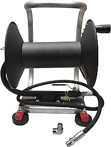 Ultimate Washer - Power Washer Hose Reel Kit for 200 FT of 3/8 In Pressure Washer Hose, 4000 PSI