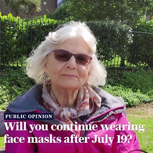 12K views · 69 reactions |  Where do you stand on the great face mask face off?  The Telegraph's video team asked people in Birmingham and London whether or not they will continue to wear face coverings after July 19th Read more  https://www.telegraph.co.uk/news/2021/07/06/watch-wont-wear-face-mask-july-19-new-freedom-day-divide/ | The Telegraph | Facebook