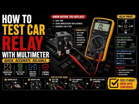 How to Test Car Relay with Multimeter