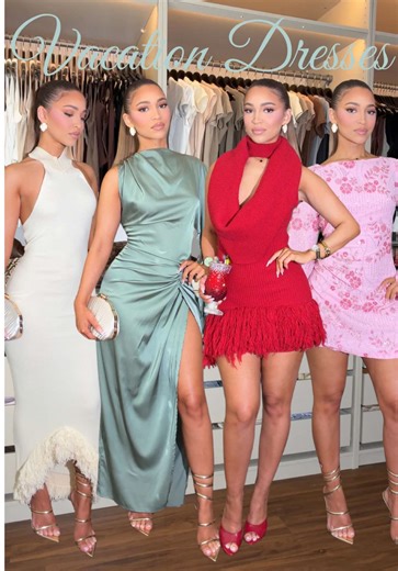 Dresses I got from @SHEINUS @SHEIN perfect for vacation Dc: USFS2beyoncebrown616 💕 Store names: Zivah, NYA SZN,Glamine Charm 😍💕 #sheintrends #sheinforall #sheinpartner #elegantstyle