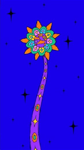 Flower Star - 2D animation loop