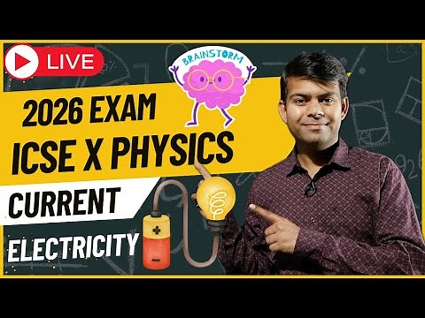 CURRENT ELECTRICITY ⚡ Numericals Class 10 ICSE | Physics 2026 Exam #amplifylearning