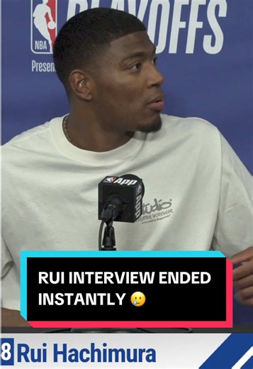 Rui Hachimura's Interview Interrupted by LeBron James