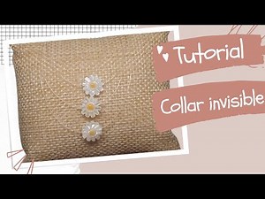 Como hacer bisuteria en casa. Tutorial diy gargantilla shocker o invisible