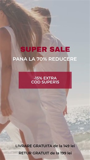 [Super Sale] -70% Reducere si EXTRA -15%