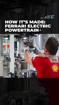 How It's Made - Ferrari Electric Powertrain⚡️ #ferrari #elettrica