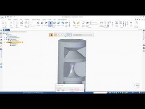 #15 solid edge revolve cut tutorials