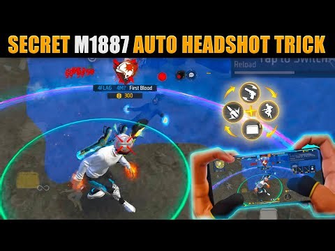 M1887 Shotgun Headshot Tricks 💀🔥 One Tap Tricks + Settings ⚙️ No Recoil || Free Fire Max