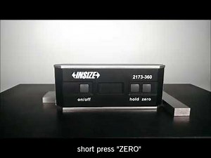 Insize 2173 Series Digital Level Basic Operation