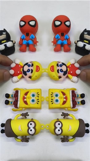Super Mario SpongeBob and Minion Friends Weeee!
