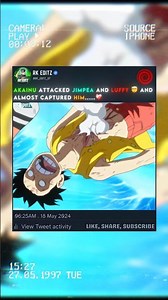 AKAINU ALMOST KILLED LUFFY 🔥😈