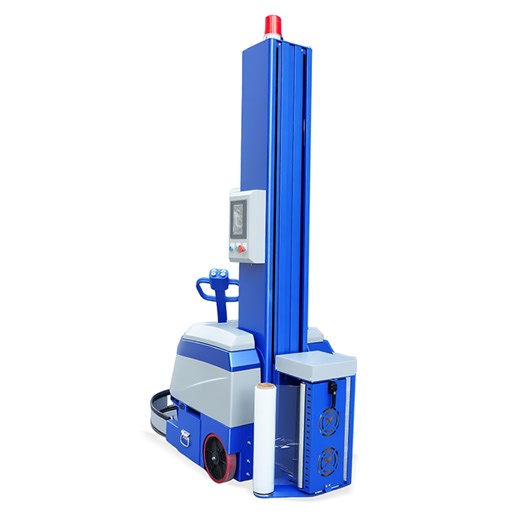 Pallet Robot Mobile Wrapping Machine Self Propelled Mobile Robotic Pallet Stretch Wrap Robot Wrapping Machine