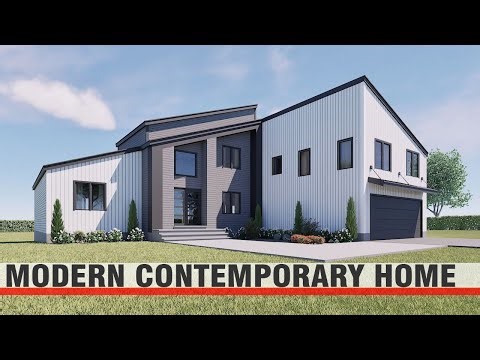 Modern Contemporary House Design | Clean Lines & Minimal Exterior