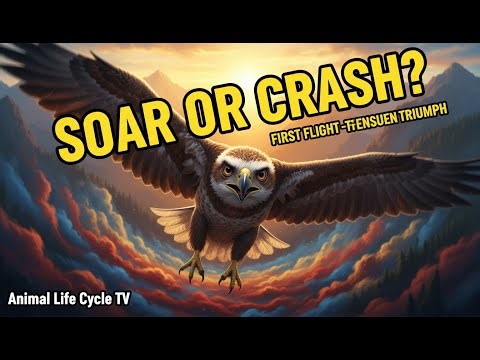 Baby Eagles First Flight – The Unseen Triumph