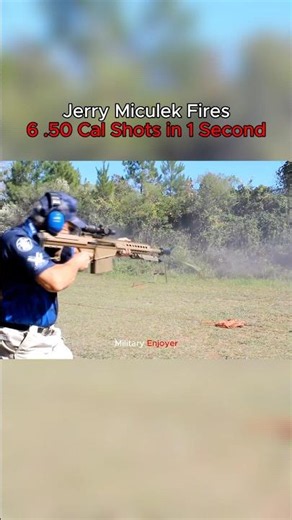 Jerry Miculek Fires 6 .50 Shots in 1 Second