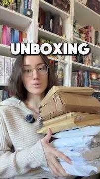 Nouvelle vidéo unboxing ! 10 colis livres qu’on découvre ensemble ✨ #booktube #booktok #unboxing