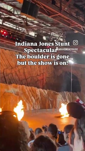 Indiana Jones Stunt Spectacular without the boulder!