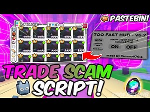 TRADE SCAM SCRIPT 🔥 PET SIMULATOR 99