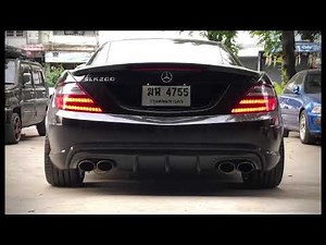 MufflerDesign exhaust flame for SLK r172 (Pops & Bangs)