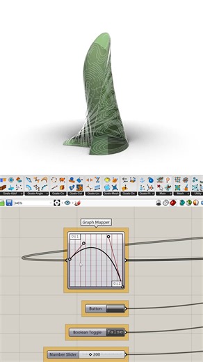 Sine Studio on Instagram: "Grasshopper - EX 32 - Kangaroo + Map to surface . Create a parametric sculpture . Grasshopper Tutorial Architecture, 3D modeling. Organic architecture. ________________ Link in Bio Let's Play Grasshopper Together , eBook Author | Mohammad Jumaa Year | 2025 Language | English PDF Size | 650 MB Total Pages | 500 Pages Dimension | A4 Edition | First Edition Parametric Design with Grasshopper” introduces readers to computational design in architecture through step-by-step 