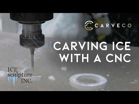 Mastering Ice Art with a CNC: How ICE Sculpture INC. Carve Ice with Carveco Software