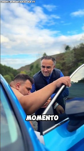 When the car is too small… Dad to the rescue! 😆 #shortvideo