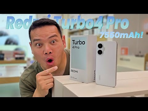 Redmi Turbo 4 Pro (7550mAh) Unboxing & Hands-On