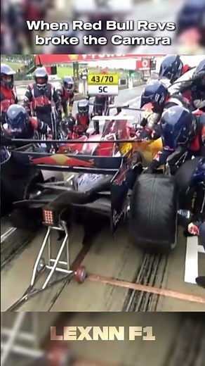 Red Bull F1 Car Revs So Hard It Breaks the Camera! #RedBullRacing #F1Power #F1Moments