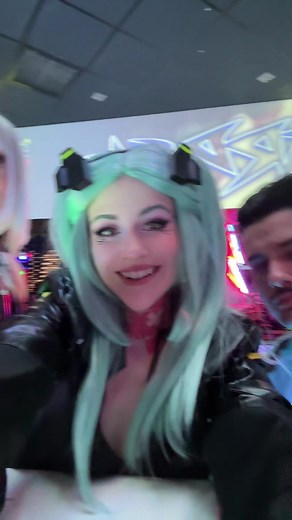 Cyberpunk 👀 #cosplaytransition