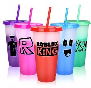 Personalized Roblox Color Changing Cold Cup - Free Birthday Card - Etsy UK