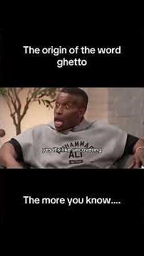Origin of ghetto