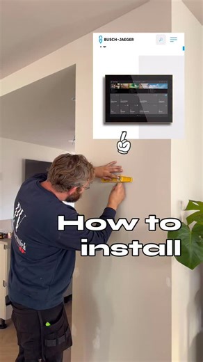 Peter Vetketel on Instagram: "Ons huis slimmer maken met Free @ Home ( Busch & Jaeger Smart Touch 10’’ )| Stap 1 Ophangen van het paneel Wij nemen je mee in alle stappen van het installeren, aansluiten en programmeren 💻 Volg knop als je meer wilt zien. Ben jij team smart home of juist niet? 😁 #smarthome #smart #installatie #installation #buschjaeger #howtoinstall #slimhuis #klushuis #verbouwing #renovatie #pov #verlichting"