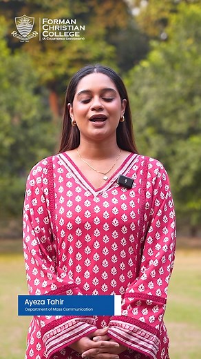 Hear from our students as they share what makes their time at FCCU truly unforgettable. Apply Now: https://www.fccollege.edu.pk/bs-programs/ #FCCU #LiberalArtsUniversity #FCCollege #FORMANITE #ByLoveServeOneAnother #Spring2026 | Forman Christian College