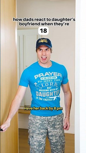 How dads treat ￼their daughter‘s boyfriend based on age #shorts