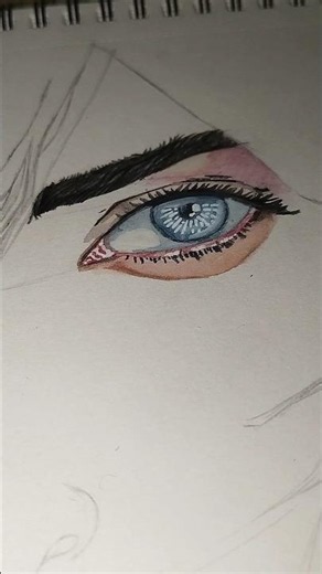 How to draw eyebrow 😱#art#mikasa@Bhavi@draw