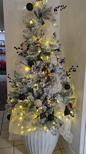 A sneak peek... We have transitioned our family room into the "Christmas tree room" and I love the cozy, woodsy feel it's bringing to the most relaxing space in our home. 🥰🎄🎄 And yes, we believe in the magic. 💫 #itsbeginingtolookalotlikechristmas #christmasismyfavorite #lotsandlotsoftrees #familytreasures #cozychristmasvibes #simpledecor | Leather & Blush Home Styling