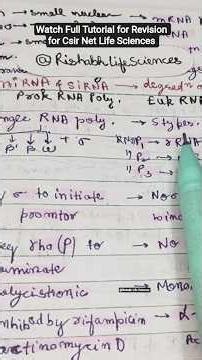 Csir Net Life Sciences Revision #csirnet #molecularbiology #csir #lifescience #csirnetlifescience